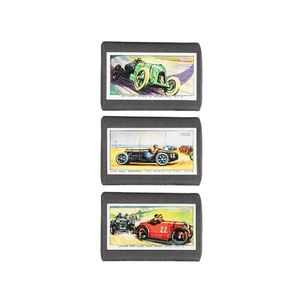 Vintage Cars and Bikes Label Soap