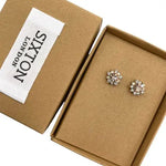 Champagne Flower Earrings