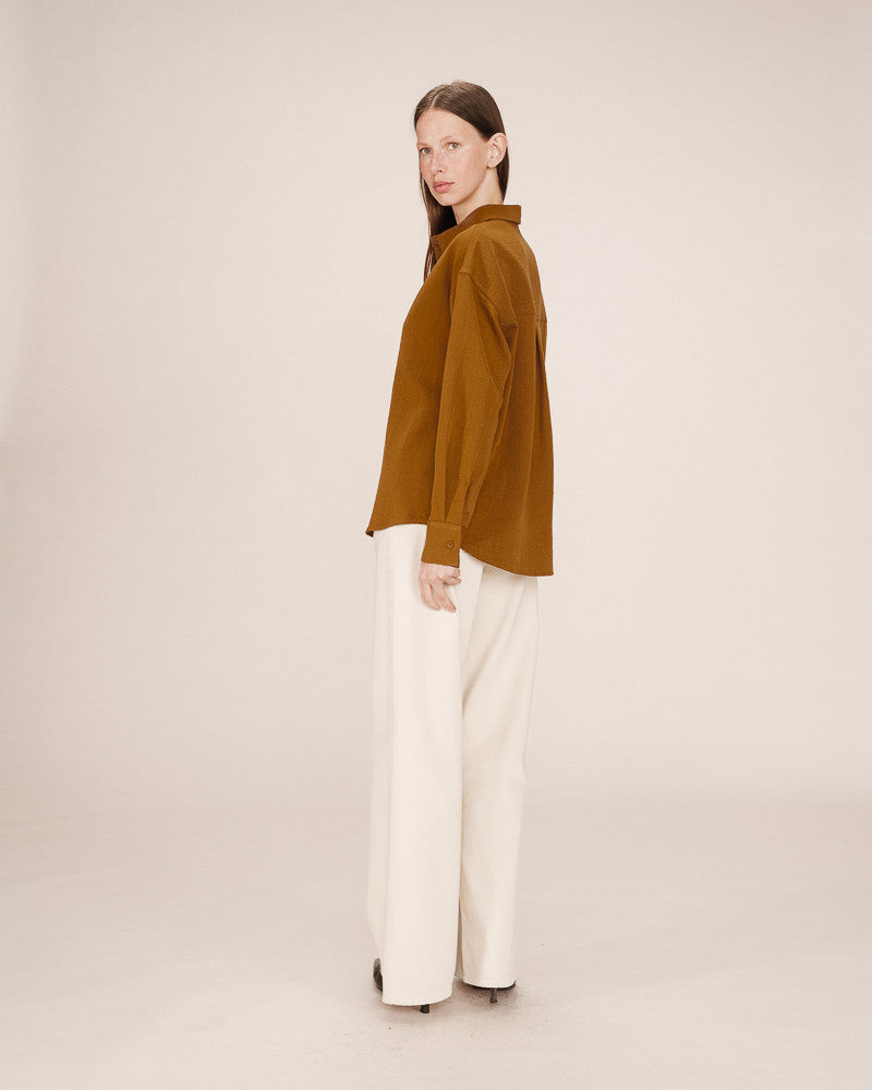 Stripe Shirt - Khaki