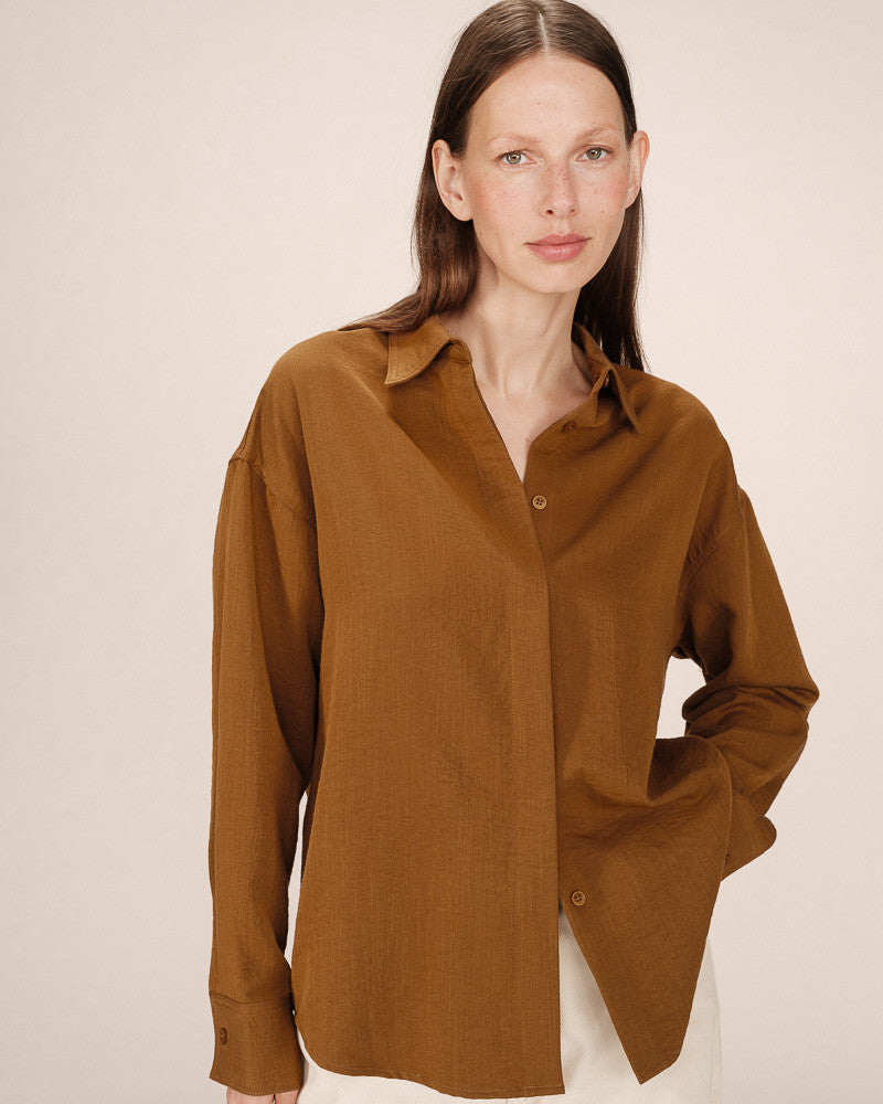Stripe Shirt - Khaki