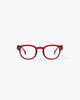 Shape C Cherry Red Reading Glasses