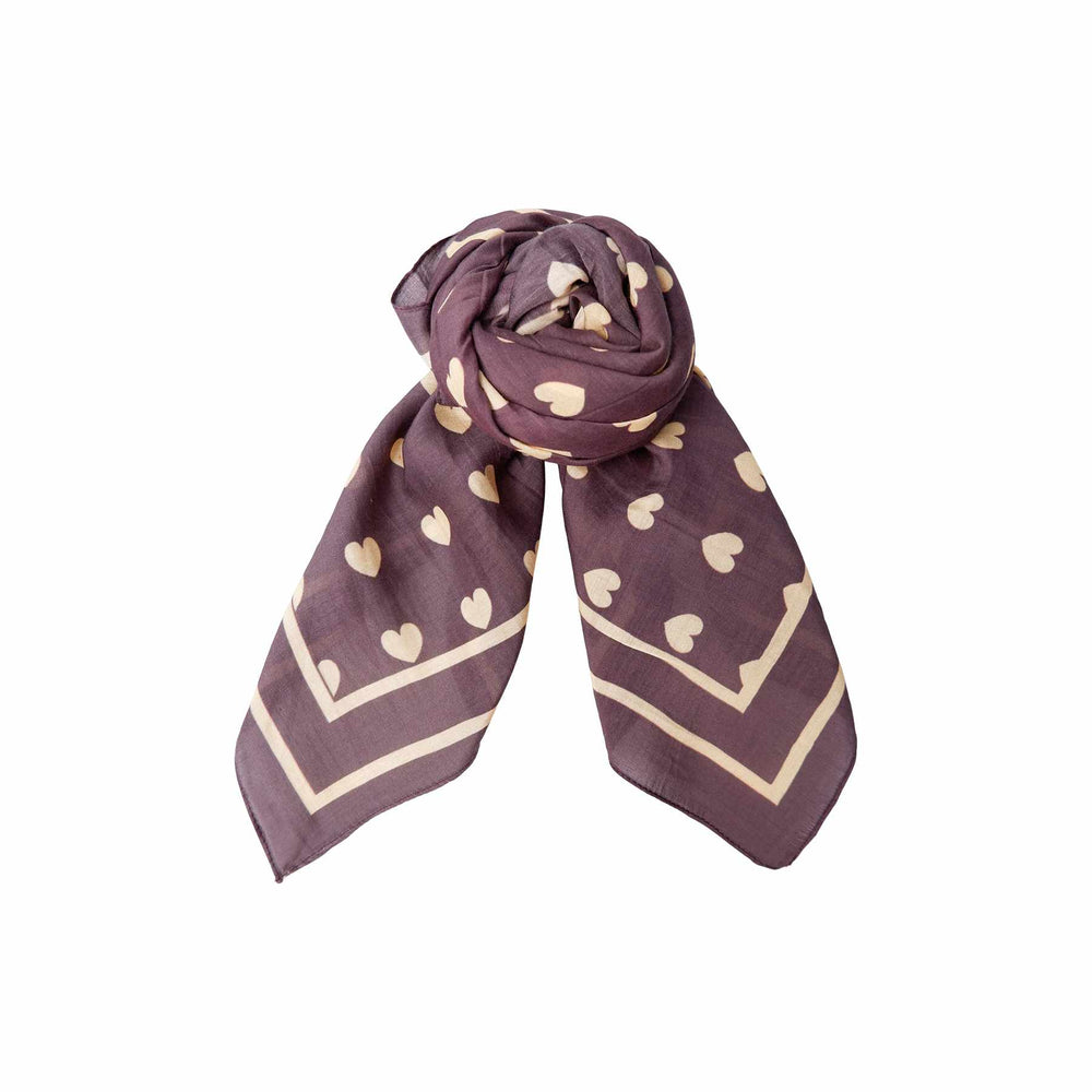 Claudia Love Scarf - Mocca
