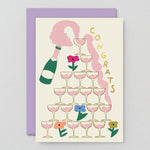 Champagne Congrats Card