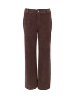 Cora Cord Trousers - Coffee