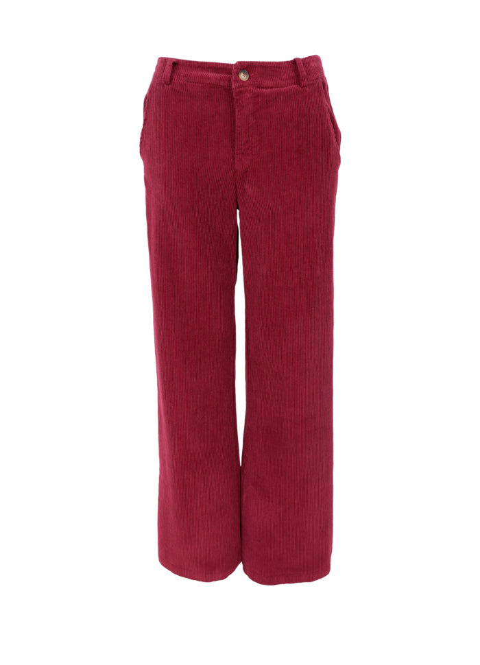 Cora Cord Trousers - Wine