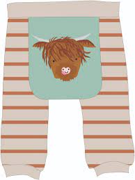 Baby Leggings and Socks Set - Highland Cow