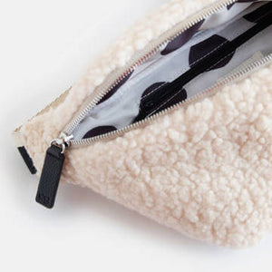 Natural Borg Sling Cross Body Bag