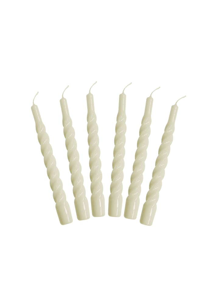 Twist Lacquered Candle - 21cm