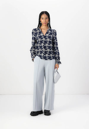 Luna Blouse - Medieval Blue
