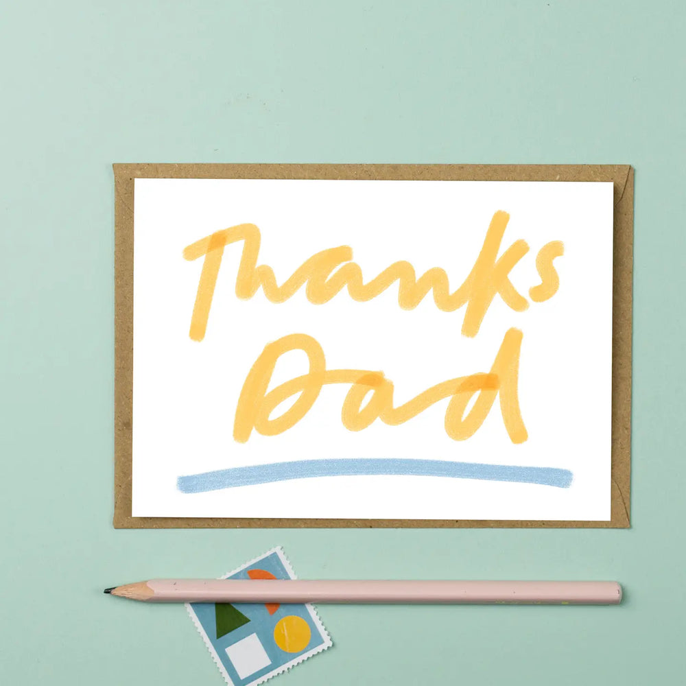 Thanks Dad Card