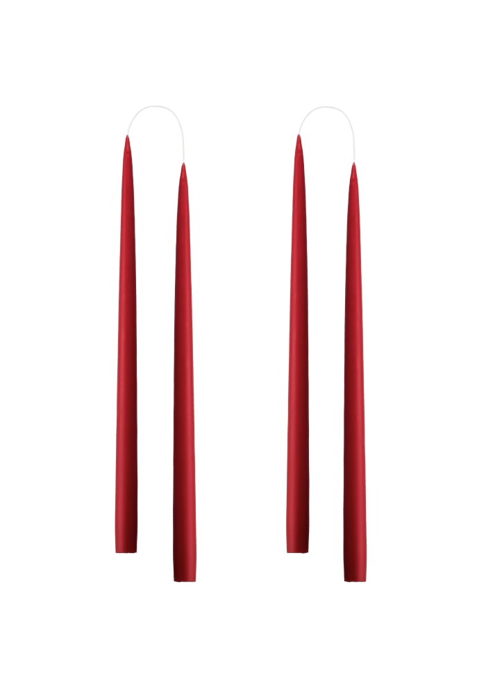Hand Dipped and Dyed Candle 35cm (Pair)