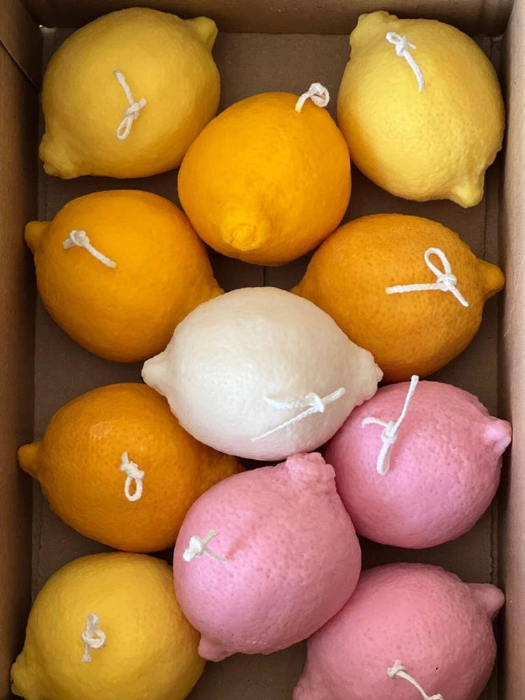 Sicilian Lemon Candle - Unscented: Yellow