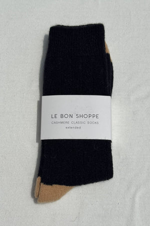 Extended Cashmere Classic Socks: Fawn