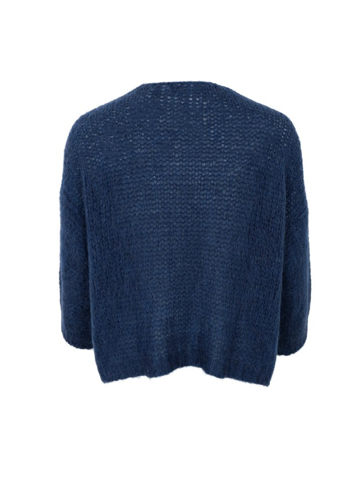 Casey Knitted Cardigan - Navy