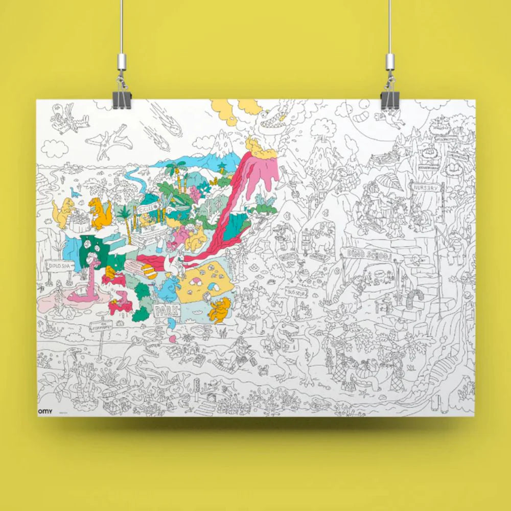 Dino Giant Colouring Poster