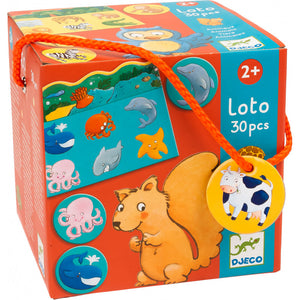 Memo, Loto, Domino Puzzle - Animals Lotto