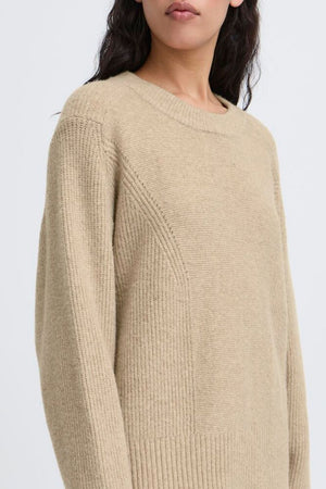 Ducie Pullover - Oatmeal Melange