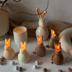 Bunny Ear Candle - Creamy White