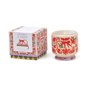 Paddywax A Dopo Jungle Ceramic Candle - Coconut & Amber