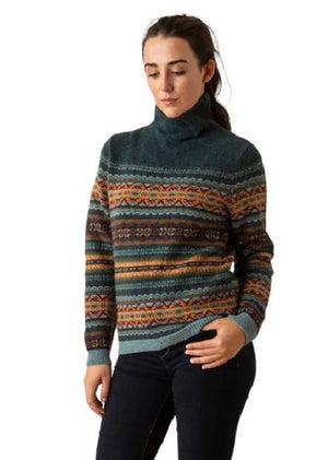 Kinross High Neck Sweater - Prelude