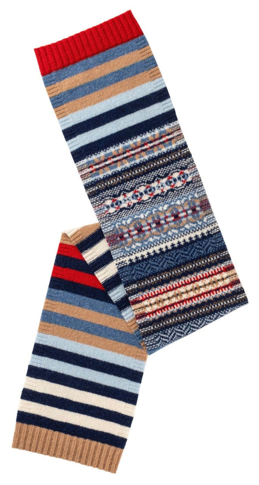 Stobo Mini Scarf - Navy-Reflection