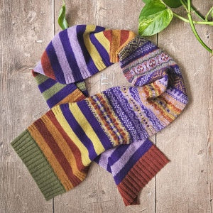 Stobo Mini Scarf - Mulberry