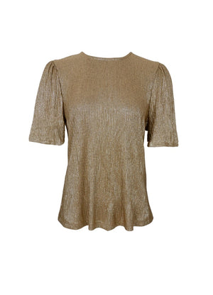 Glossy Blouse - Gold