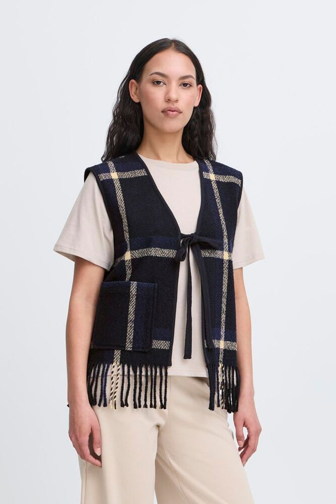 Foniza Waistcoat - Blue