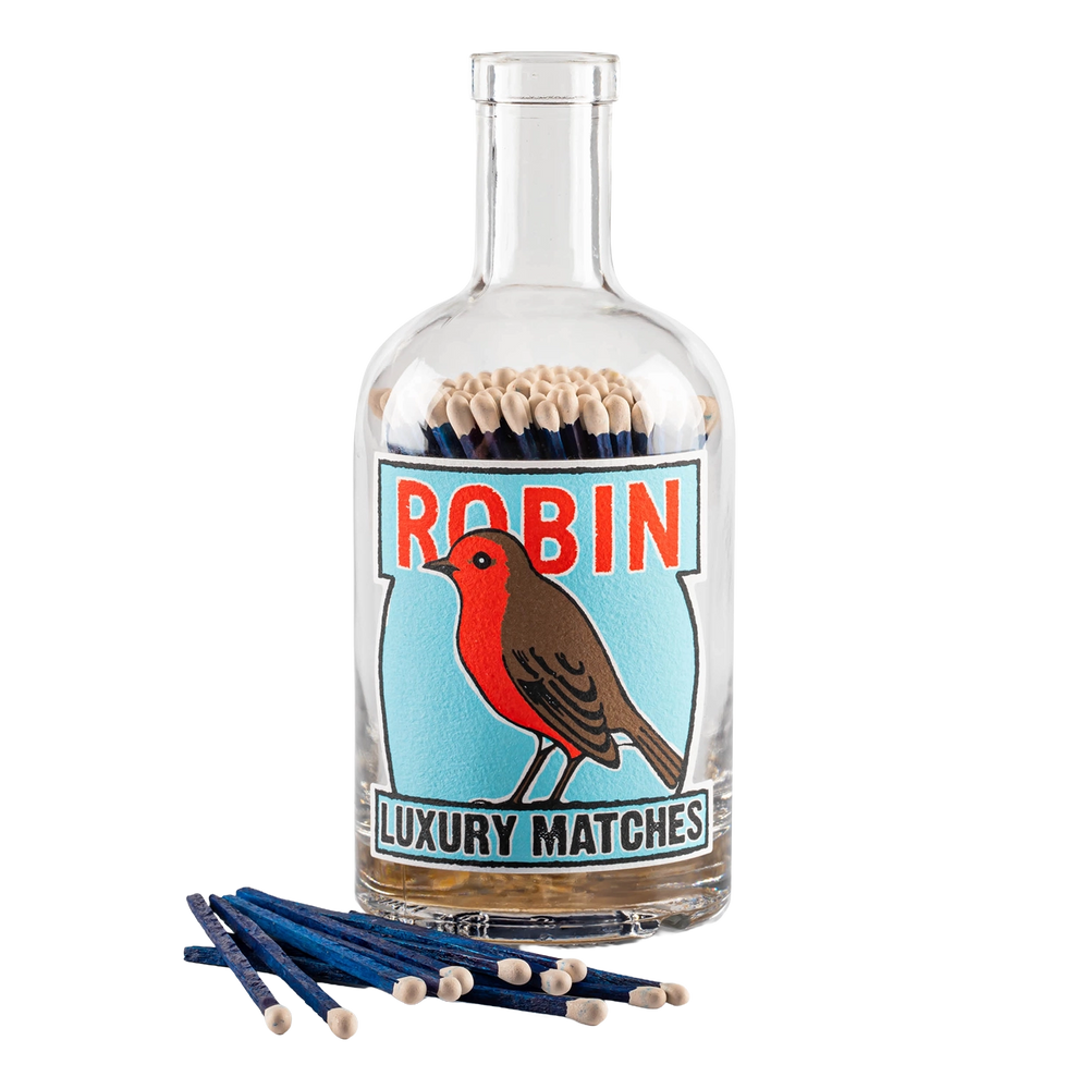 The Robin Luxury Matches in a Bottle