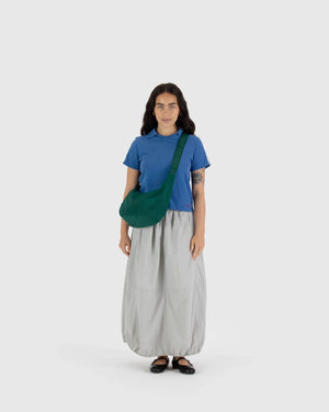 Baggu Medium Nylon Crescent Bag - Cypress