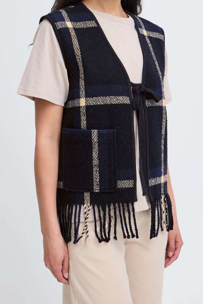 Foniza Waistcoat - Blue
