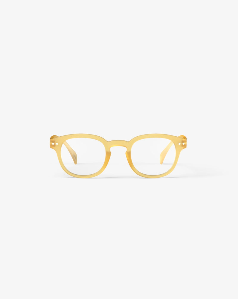Shape C Yellow Honey Reading Glasses