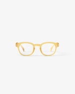Shape C Yellow Honey Reading Glasses