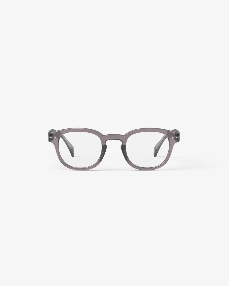 Shape C Electric Grey Reading Glasses