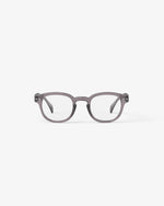 Shape C Electric Grey Reading Glasses