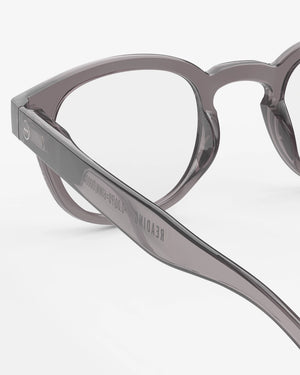 Shape C Electric Grey Reading Glasses