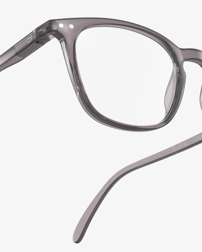 Shape E Electric Grey Reading Glasses