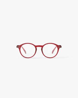 Shape D Red Reading Glasses