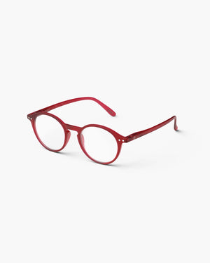 Shape D Red Reading Glasses