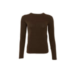 Faye Long-Sleeved Top - Chocolate