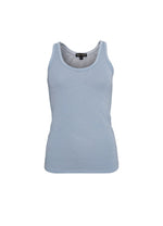 Faye Lurex Strap Top - Ice Blue
