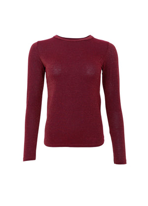Faye Long-Sleeved Top - Plum