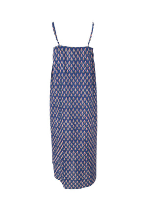 Flora Strap Dress - Blue