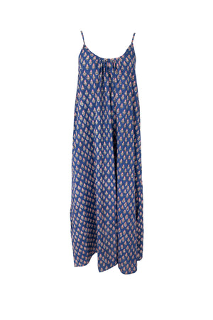 Flora Strap Dress - Blue