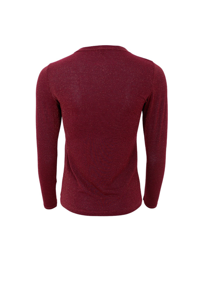 Faye Long-Sleeved Top - Plum