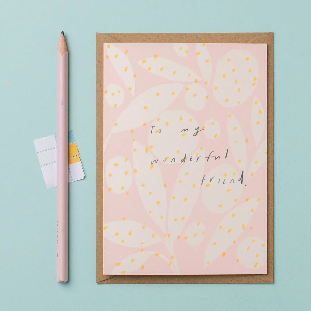 Wonderful Friend Card