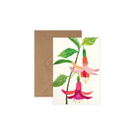 Brie Harrison Greetings Card - Fuchsia