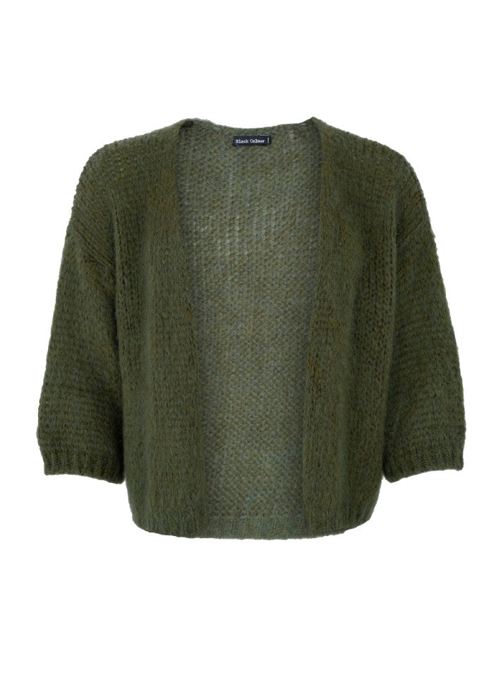 Casey Knitted Cardigan - Army