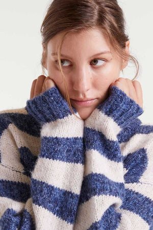 Striped Jumper - Blue