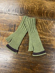 Bowden Rib Open Mitt - Greenbean